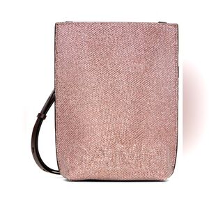 GANNI
Pink Small Glitter Banner Crossbody Bag NWT